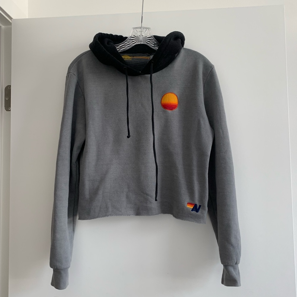 Aviator Nation Crop HOODIE